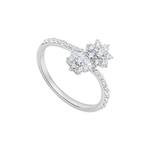Nhẫn bạc đính đá PNJSilver XMXMW000147