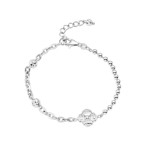 Lắc tay Vàng Trắng Ý 18K PNJ 0000W061010