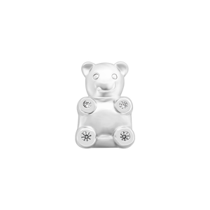 Hạt charm xỏ DIY PNJSilver hình con gấu 00XMW060017