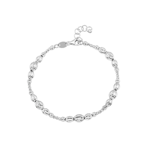 Lắc tay Vàng trắng Ý 18K PNJ 0000W061018