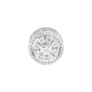 Hạt Charm Vàng trắng 18K đính đá CZ PNJ XMXMW000049