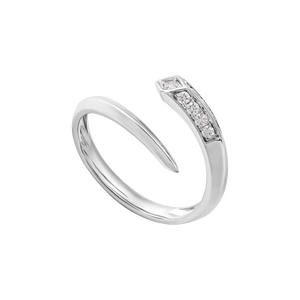 Nhẫn Kim cương Vàng trắng 14K PNJ My First Diamond DDDDW013450