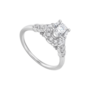 Nhẫn Vàng 14K Đính đá ECZ PNJ XMXMW005480