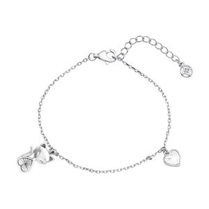 Lắc tay Bạc đính đá PNJSilver hồ ly XMXMW060226