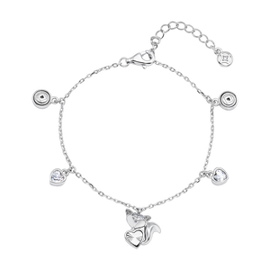 Lắc tay Bạc đính đá PNJSilver XMXMW060227