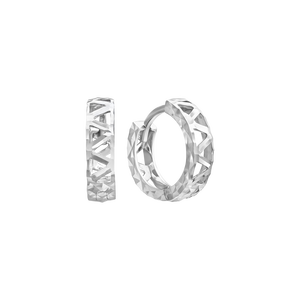 Bông tai Vàng trắng Ý 18K PNJ 0000W002729