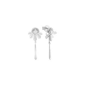 Bông tai Kim cương Vàng trắng 14K PNJ My First Diamond DDDDW004385