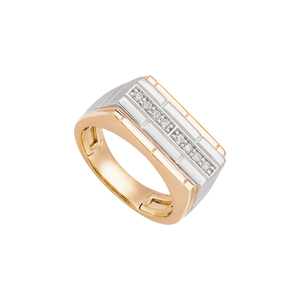 Nhẫn nam Kim cương Vàng 18K PNJ DD00C001306