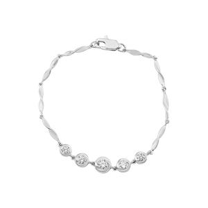 Lắc tay bạc đính đá PNJSilver XMXMK000012