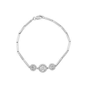 Lắc bạc đính đá PNJSilver XMXMK000022