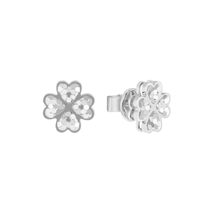 Bông tai Vàng trắng Ý 18K PNJ 0000W002570