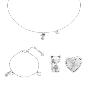 Bộ trang sức Bạc đính đá PNJSilver 60174-60226