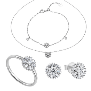 Bộ trang sức Bạc đính đá PNJSilver 60184-60170