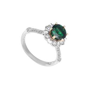 Nhẫn Vàng 18K đính đá Tsavorite PNJ SVDDC000009