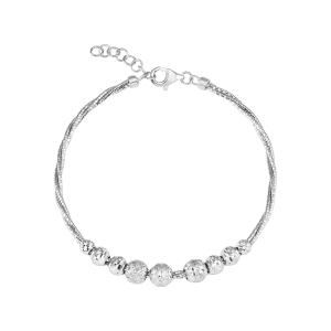 Vòng tay Vàng trắng Ý 18K PNJ 0000W000931