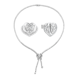 Bộ trang sức Vàng trắng PNJ 04358-00767