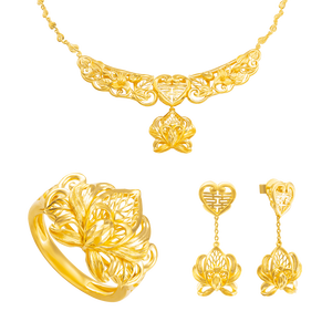 Bộ trang sức cưới Vàng 24K PNJ Trầu Cau 00451-03060