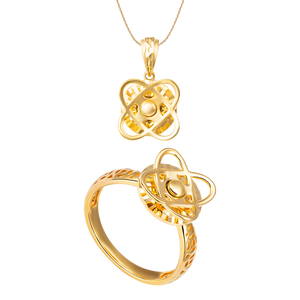 Bộ trang sức Vàng 14K Kim Bảo Như Ý PNJ 03507-01677