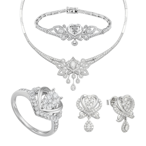 Bộ trang sức Vàng trắng PNJ 13301-00892