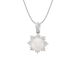 Mặt dây chuyền bạc đính ngọc trai PNJSilver PFXMK000016