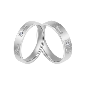 Cặp nhẫn Bạc đính đá PNJSilver 60017-60018