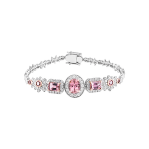 Lắc tay Vàng 14K đính đá Tourmaline PNJ TMMXH000002