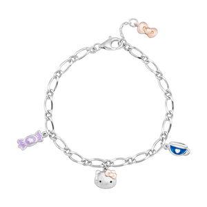 Lắc tay trẻ em Bạc PNJ ❤️ HELLO KITTY 0000H000008