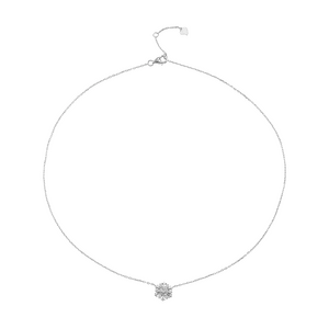 Dây cổ Bạc đính đá PNJSilver hình hoa tuyết XMXMW060179