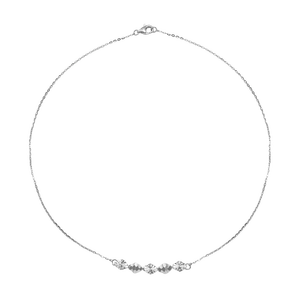 Dây cổ Vàng trắng Ý 18K PNJ 0000W000324