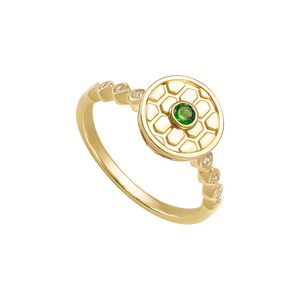 Nhẫn Vàng 18K đính đá Tsavorite PNJ SVXMY000001