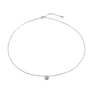 Dây cổ Kim cương Vàng trắng 14K PNJ DD00W000444