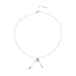 Dây cổ Vàng 14K đính đá Synthetic PNJ ❤️ HELLO KITTY ZTMXH000006