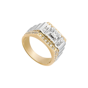 Nhẫn nam Kim cương Vàng 18K MANCODE by PNJ DDDDC001828