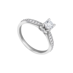 Nhẫn Kim cương Vàng Trắng 14K PNJ DDDDW012966