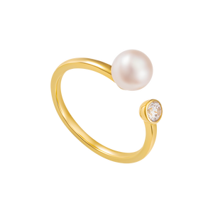 Nhẫn Vàng 14K đính Ngọc trai Freshwater PNJ PFXMY000511