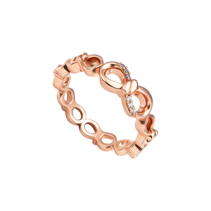 Nhẫn Vàng 14K đính đá ECZ PNJ Family Infinity XM00X000055