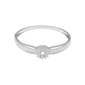 Vỏ vòng tay Kim cương Vàng trắng 18K PNJ 00DDW000077