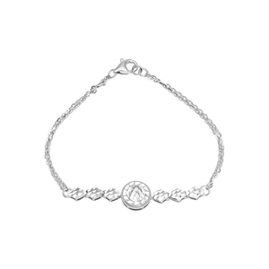 Lắc tay Vàng trắng Ý 18K PNJ 0000W001495