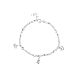 Lắc tay Vàng trắng Ý 18K PNJ 0000W001537