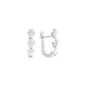 Bông tai Vàng trắng Ý 18K PNJ 0000W002692