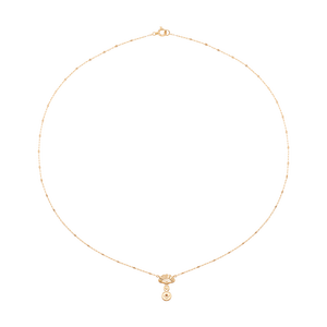 Dây cổ Vàng 18K PNJ hình quạt Kim tiền 0000Y060191