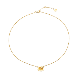 Dây cổ Vàng 10K đính đá ECZ PNJ ❤️ HELLO KITTY XM00Y000318