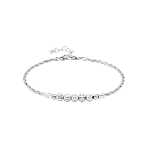 Lắc tay Vàng trắng Ý 18K PNJ 0000W061036