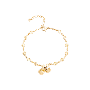 Lắc tay Vàng 18K PNJ hình túi tiền Kim tiền 0000Y060867