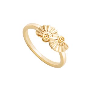 Nhẫn Vàng 18K PNJ hình quạt Kim tiền 0000Y060851