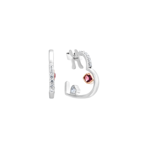 Bông tai Bạc đính đá STYLE By PNJ Bisou ZTXMH000016