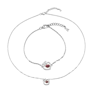 Bộ trang sức Bạc đính đá STYLE By PNJ 00017-00011