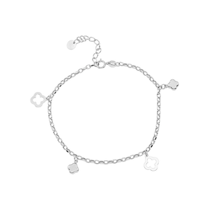 Lắc tay Vàng Trắng Ý 18K PNJ 0000W061092