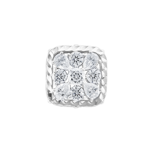 Hạt Charm Bạc đính ngọc trai PNJSilver XMXMW000030