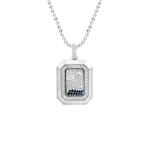 Mặt dây chuyền Kim cương Vàng Trắng 14K MANCODE by PNJ DDMXW000002